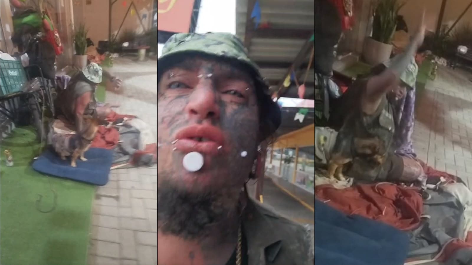 “Agora é só eu e você”: morador de rua “afina” menos de 24h após hostilizar vigilante em Brusque
