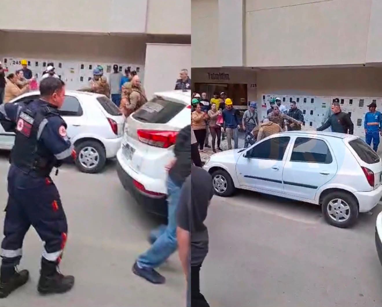 Pedreiros salvam mulher e impedem feminicídio em Itapema: “socorro, ele vai me matar!”