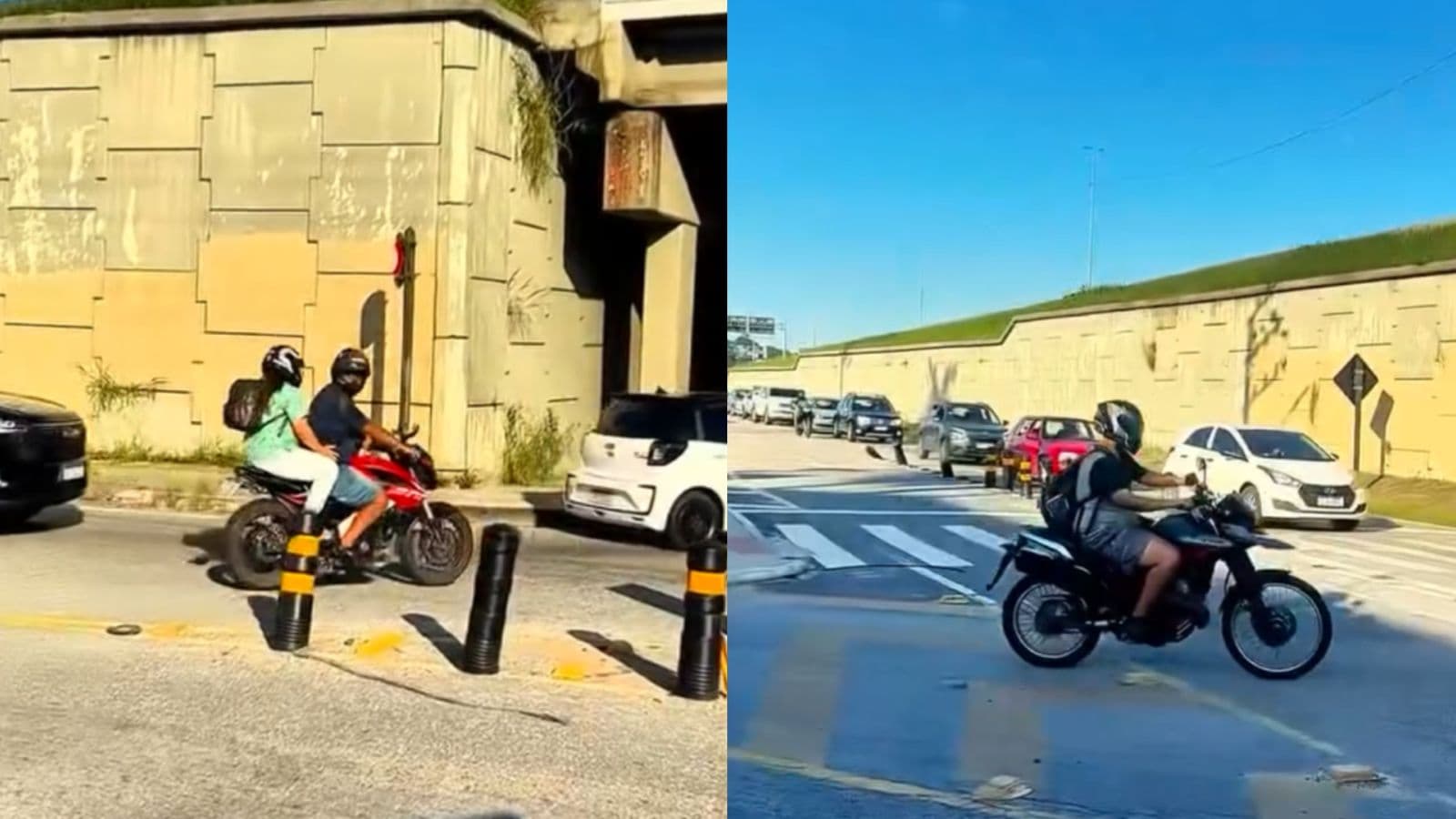 PRF mostra “atalho dos espertos” usado para furar fila na Grande Florianópolis