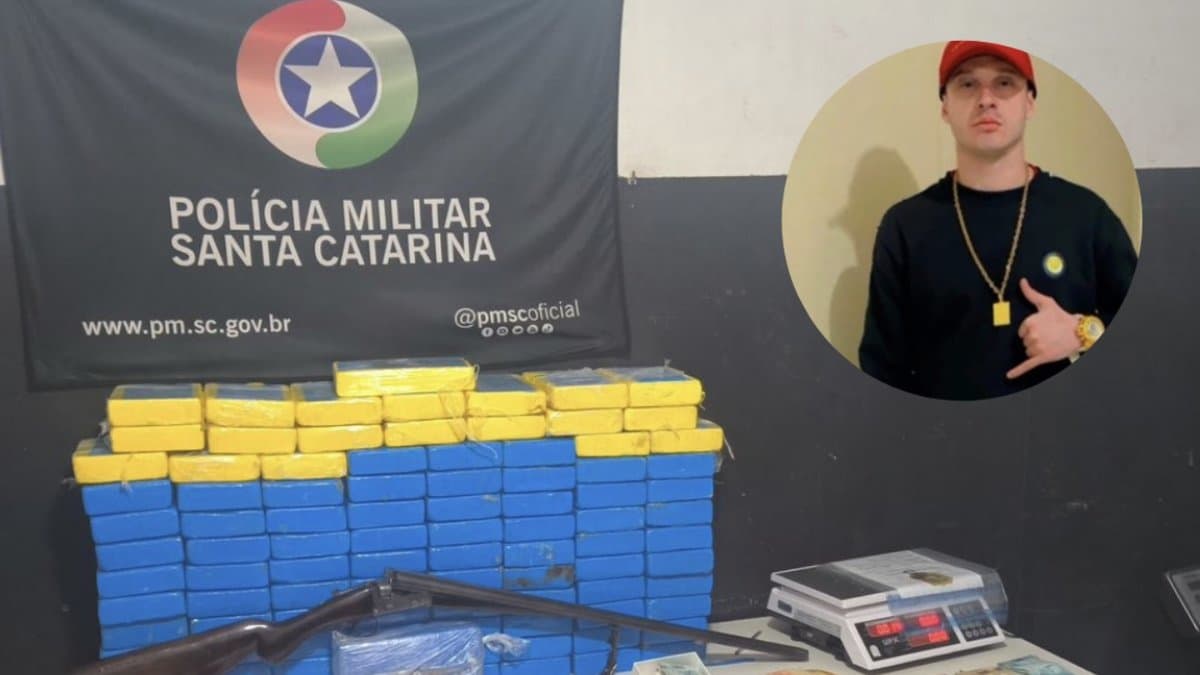 PMSC prende “patrão” do tráfico em Itajaí com mais de R$ 2 milhões em cocaína
