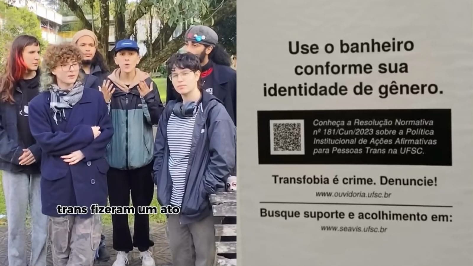 “Vitória dos estudantes trans”: UFSC libera uso de banheiro por identidade de gênero