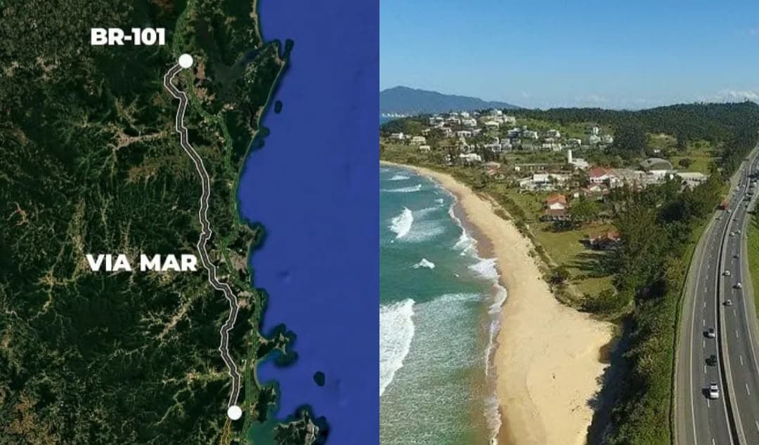 Nova estrada vai ligar Joinville a Florianópolis em 1h: governo de SC abre edital de R$ 2,2 bilhões