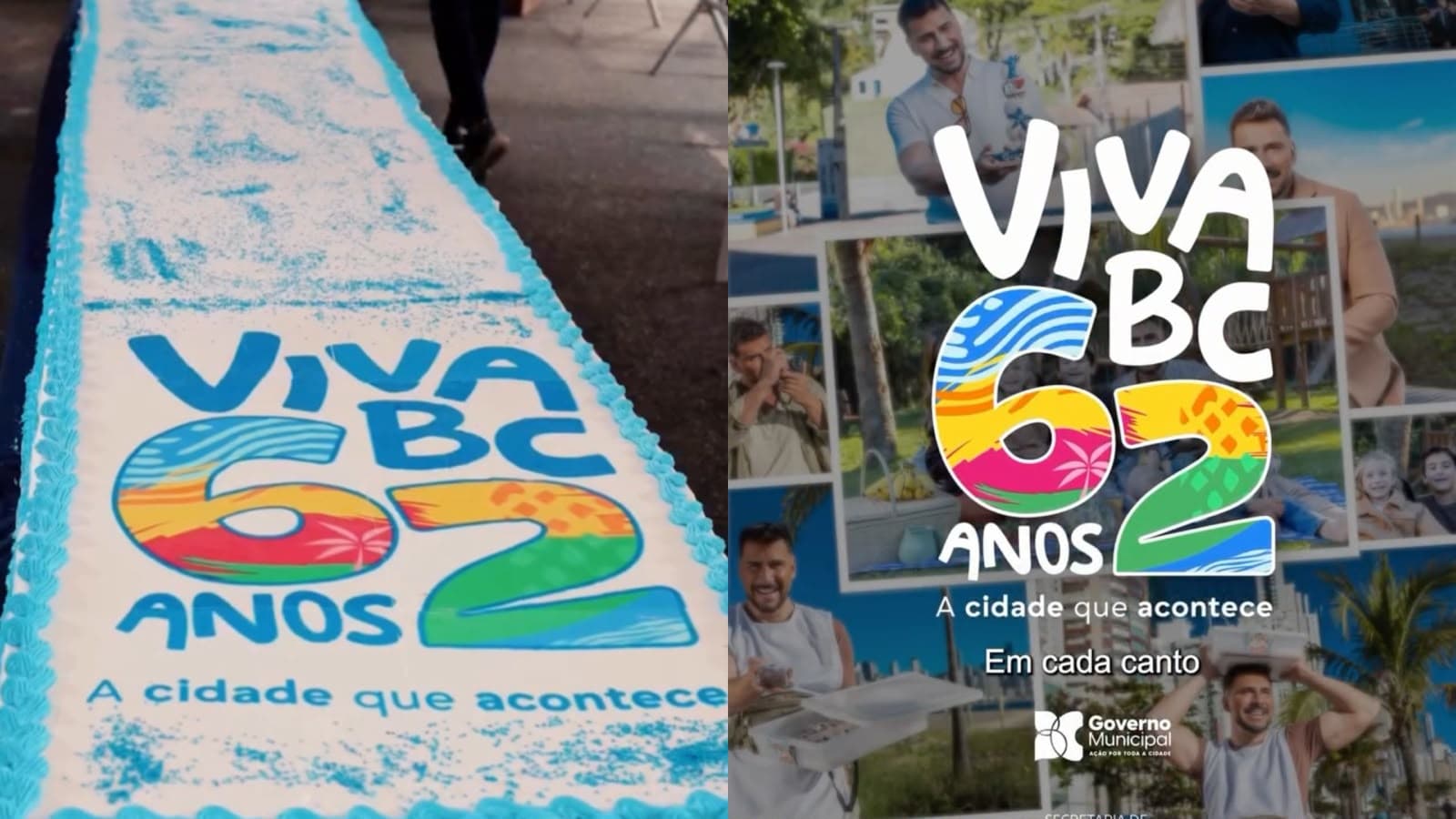 Aniversário de 62 anos de Balneário Camboriú está sendo um sucesso com praia lotada e festa até o fim do mês