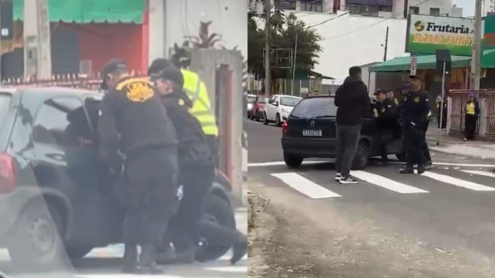 Bar interdita rua de acesso a hospital e seguranças agridem motorista que reclamou, em Criciúma