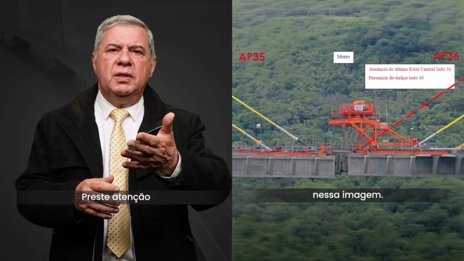 Cabos rompidos, ponte fechada e documentos desaparecidos: Mário Motta faz graves denúncias em SC