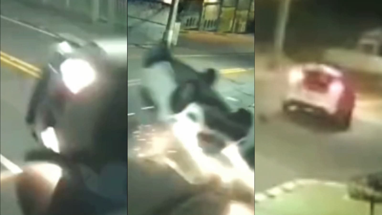 “Ainda bem que ninguém viu”: carro capota, “levanta” e segue viagem em Blumenau