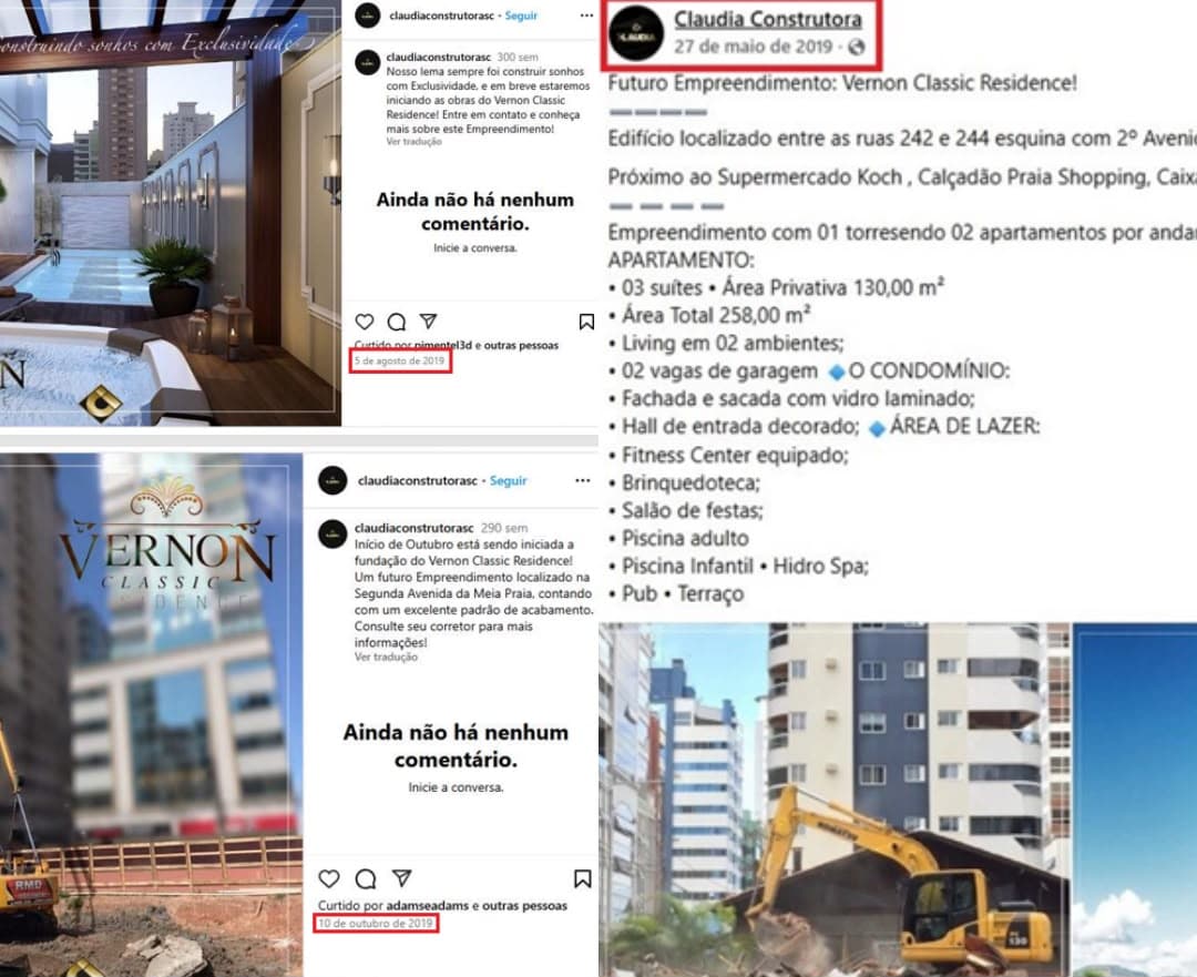 Donos de construtoras de Itapema são condenados a pagar R$ 500 mil por anúncios de prédios sem registro
