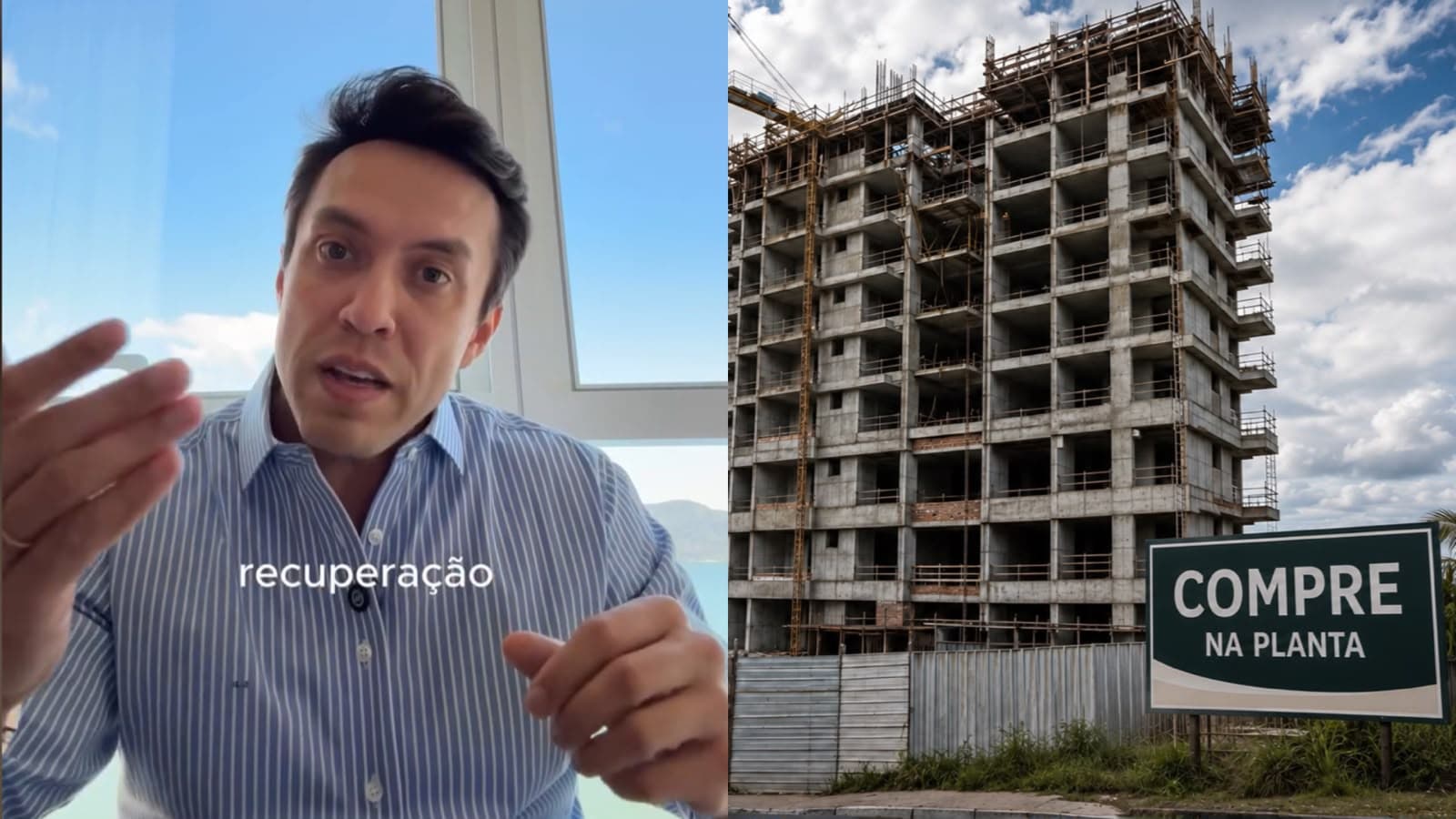Corretor rebate alerta de construtor sobre o litoral de SC e diz que crise imobiliária “não quebra, filtra”