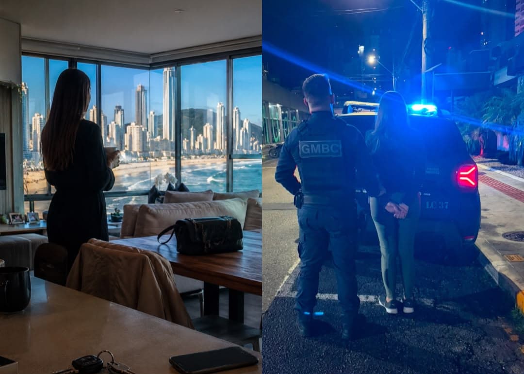 Corretora é presa após ser pega morando em apartamento de cliente em Balneário Camboriú