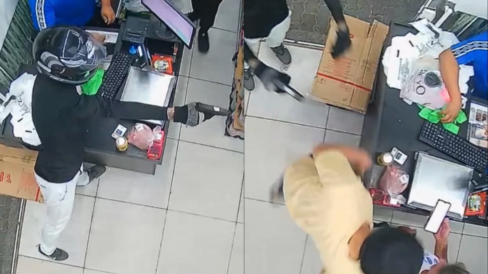 “Todo mundo deitado”: criminoso armado rende clientes e funcionários em mercado de Camboriú