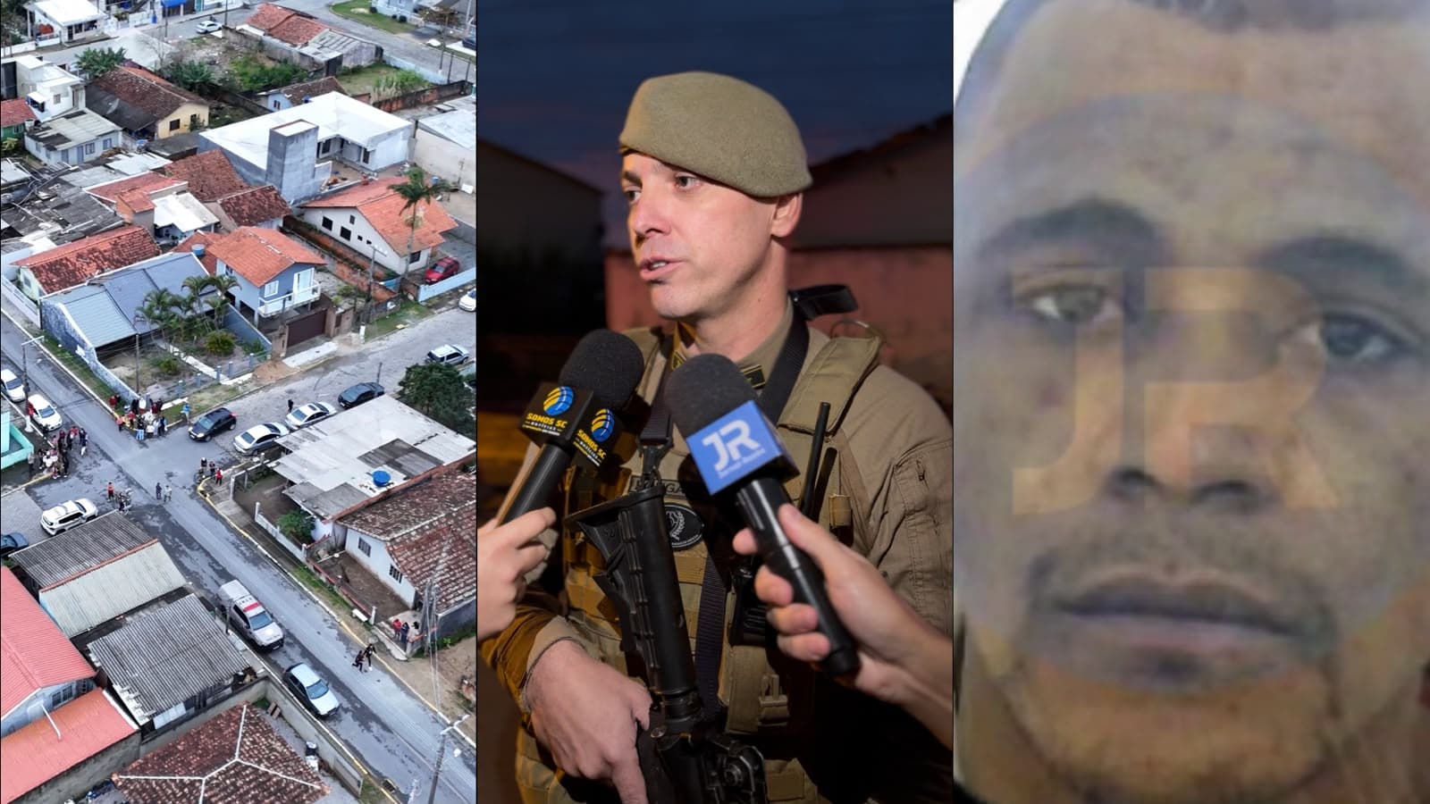 Choque de ordem em Tijucas: criminoso neutralizado pela PMSC estava em liberdade condicional