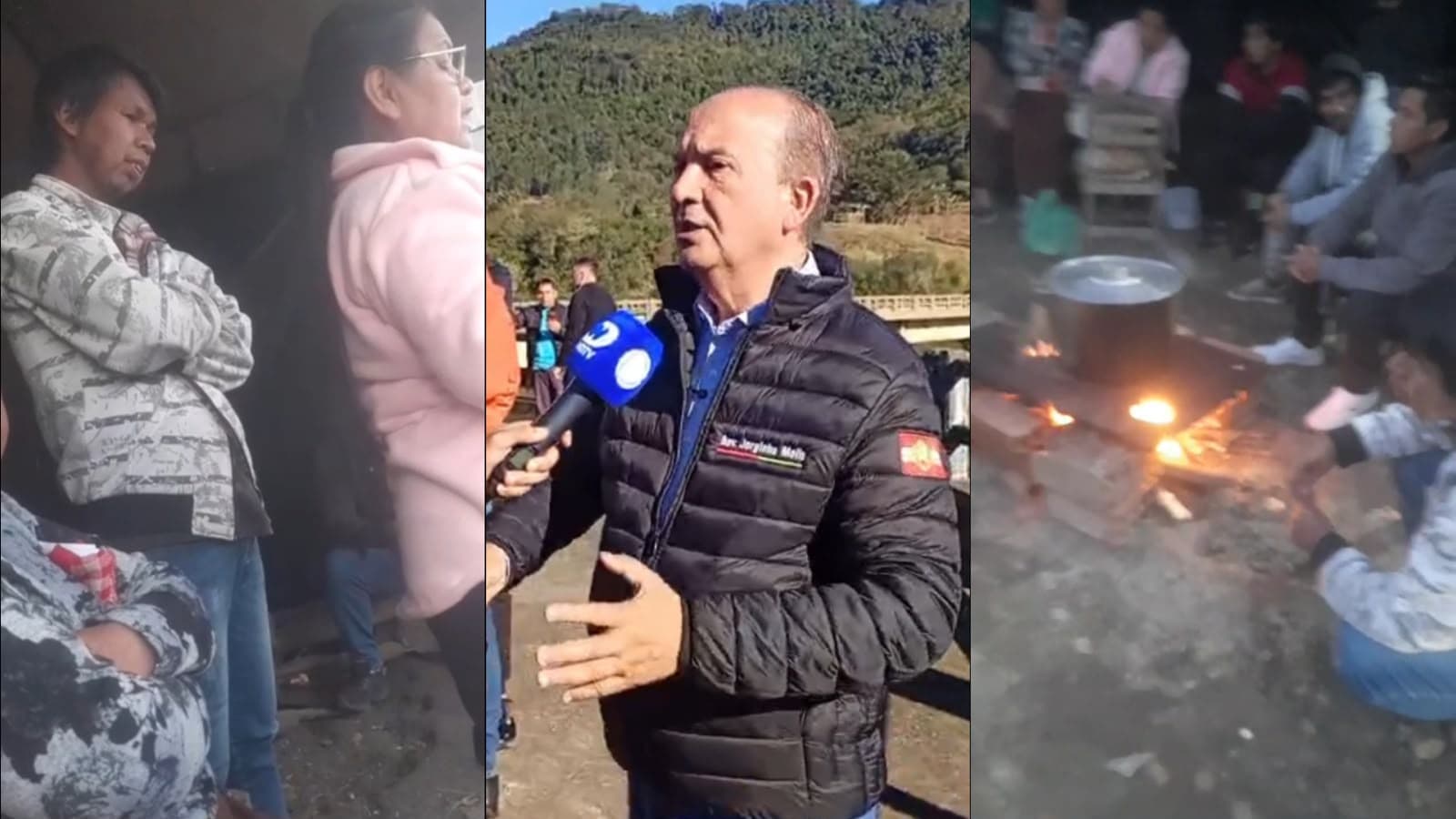 Indígenas voltam a ocupar Barragem Norte e apresentam lista de exigências ao Governo de SC após bate-boca com Jorginho Mello