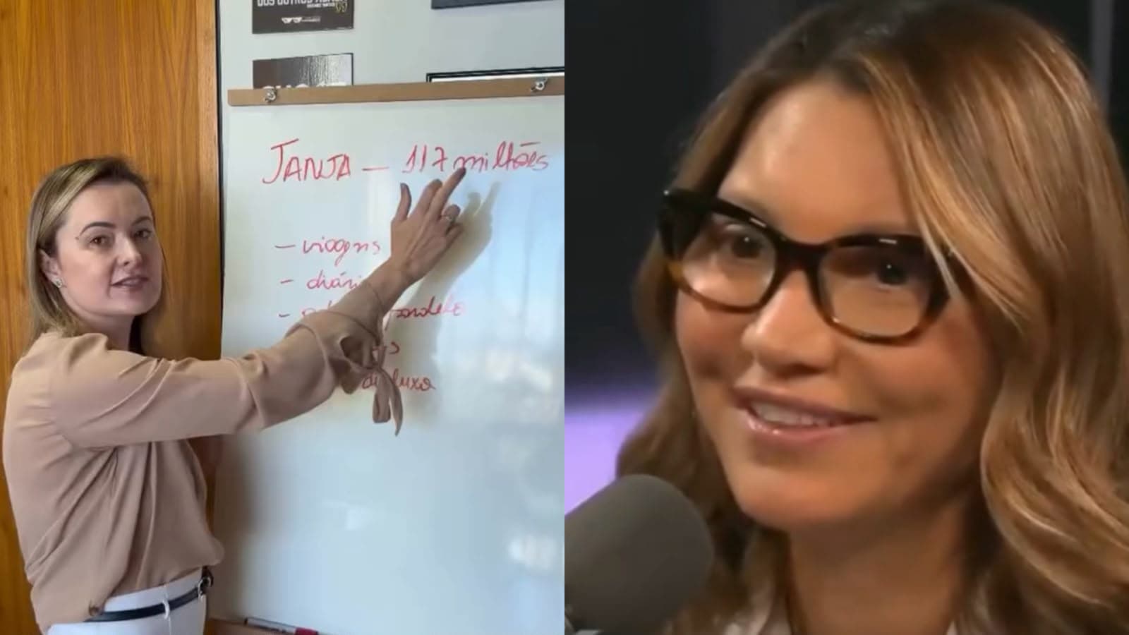 Janja diz que é “misoginia” criticar seus gastos e Júlia Zanatta rebate: “É dever, porque quem paga é o povo”