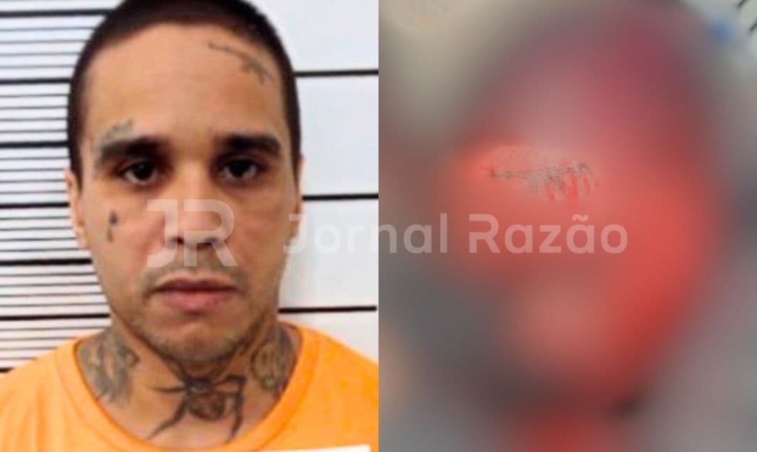Ladrão ataca idosa em Itajaí e quase tem tatuagem de AK-47 “apagada” pela população
