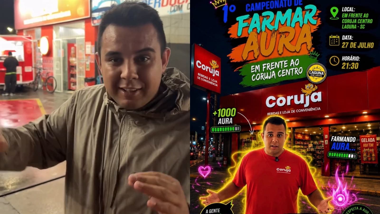 “Bora trabalhar”: loja de SC cria falso campeonato de “farmar aura” para atrair gente disposta a trabalhar