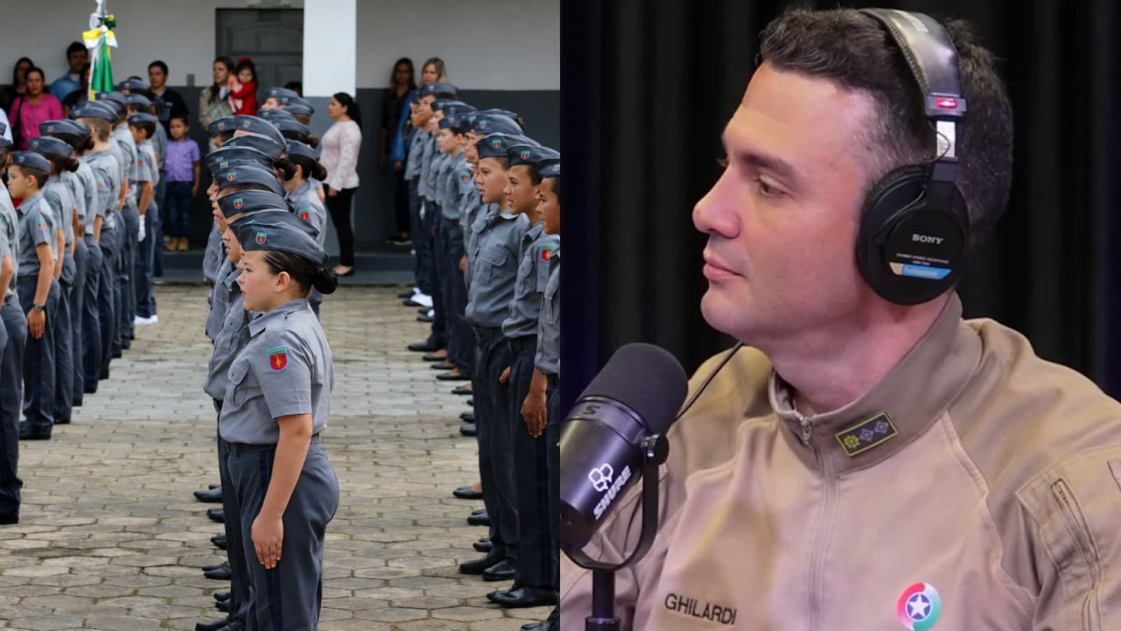 “Meu filho está me chamando de senhor”: major da PMSC explica por que a fila por colégio militar só cresce