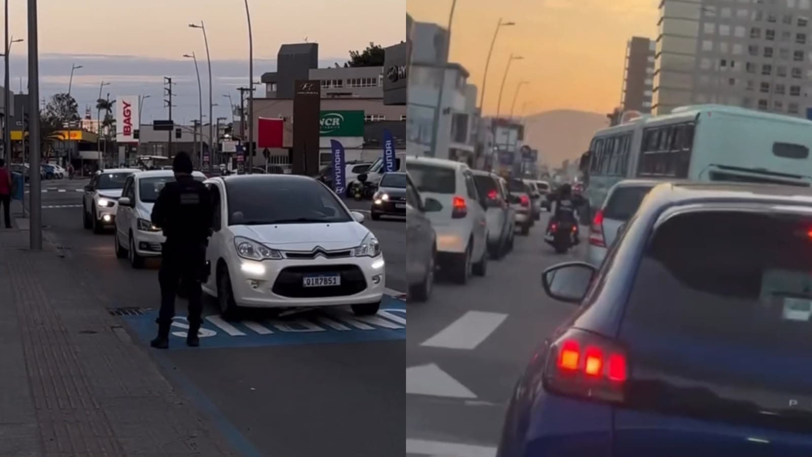 Motorista grava GM em faixa exclusiva e acusa “indústria da multa” em São José