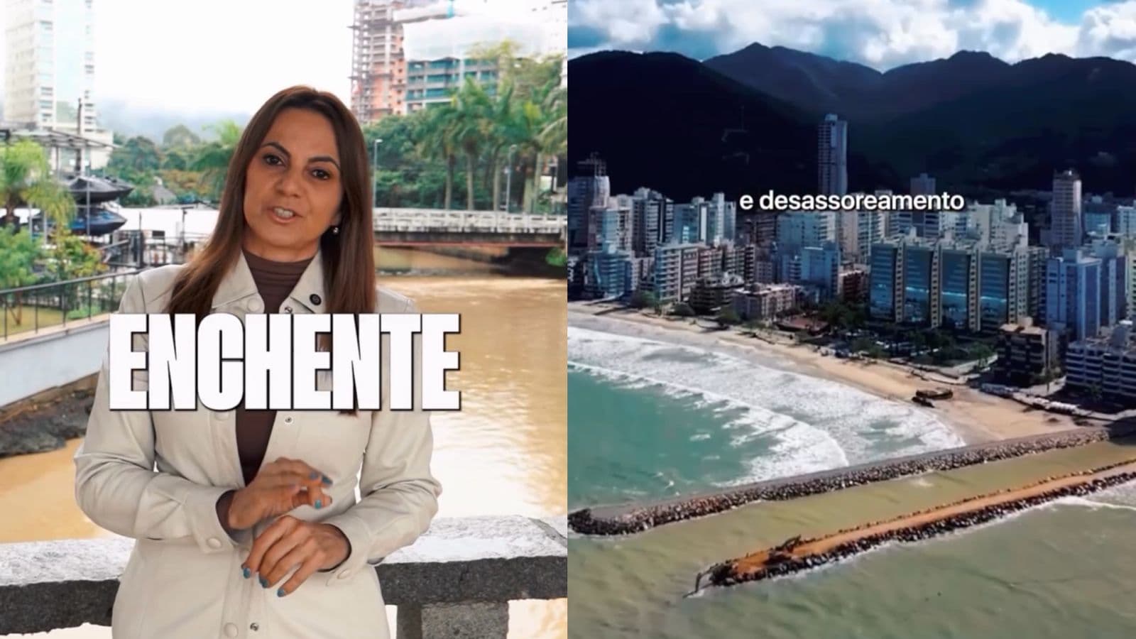 Ex-prefeita diz ter acabado com o problema das enchentes em Itapema: “foi preciso coragem”