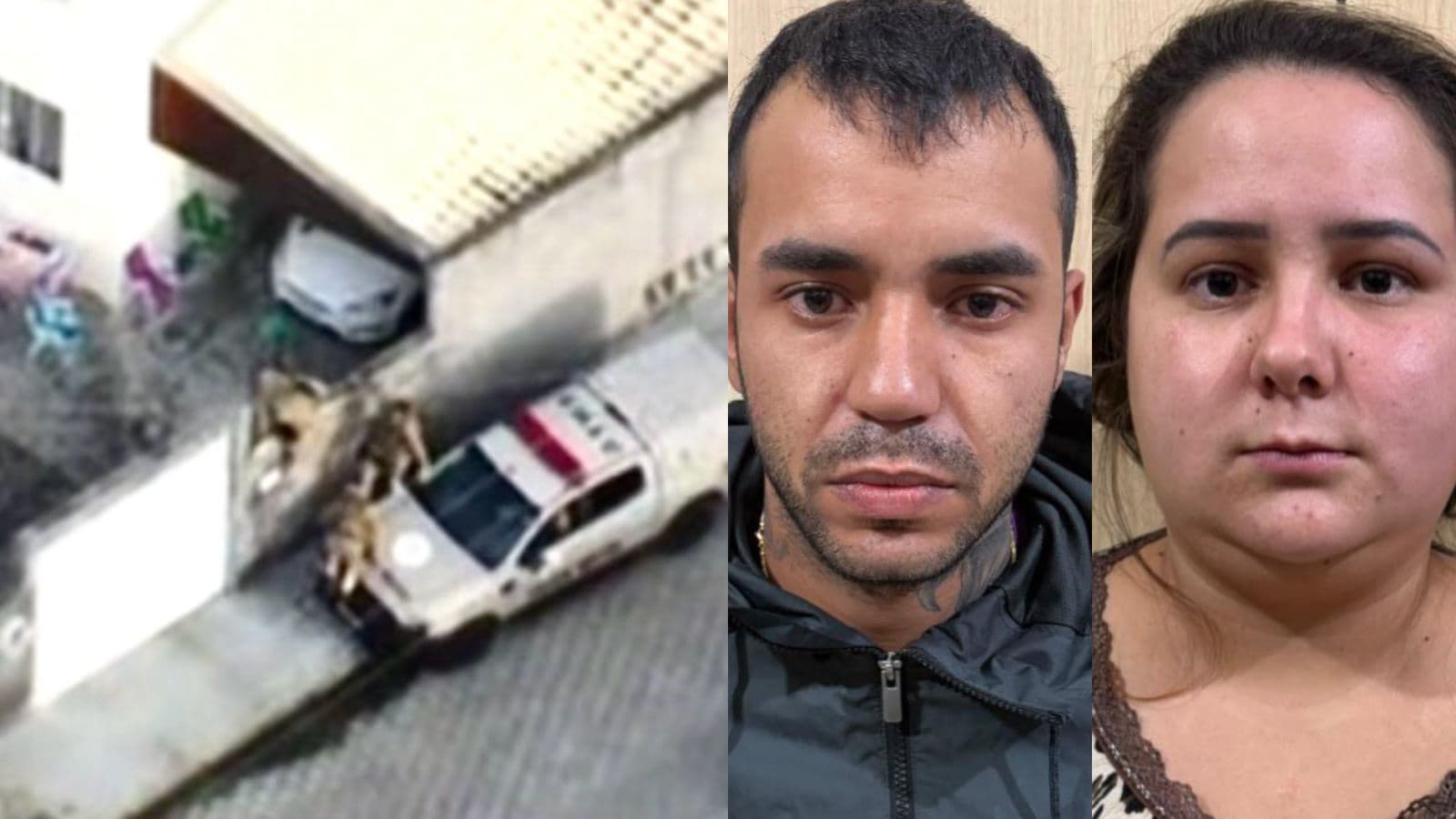 PMSC prende casal de criminosos da facção “Bala na Cara” escondido em Porto Belo