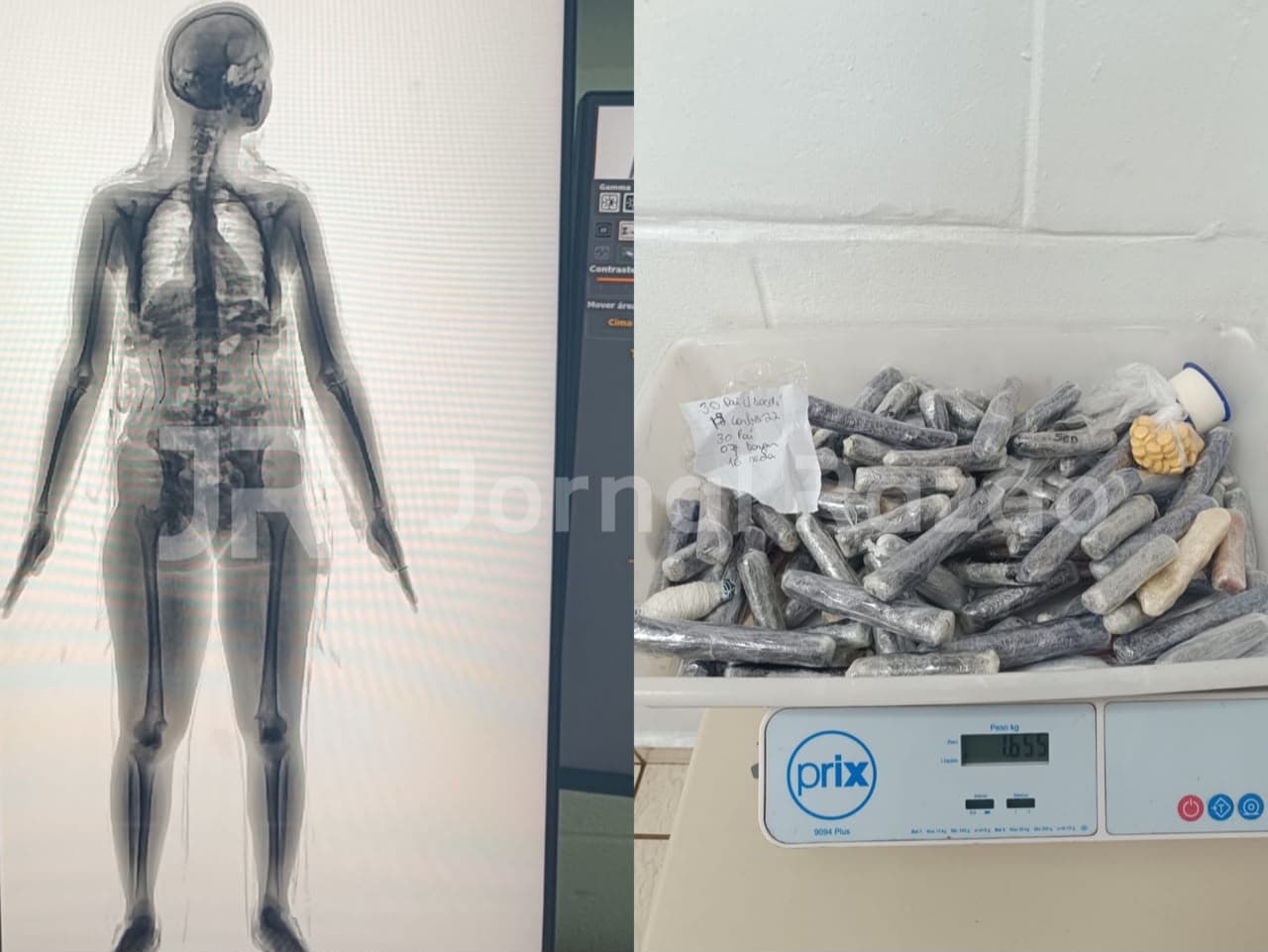 “Achou que passava”: professora é presa tentando entrar com 1,6 kg de drogas em penitenciária de SC