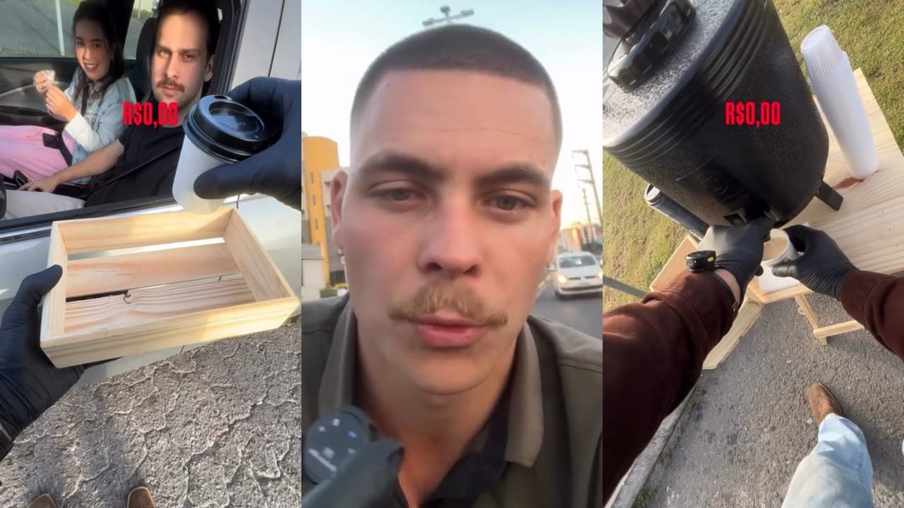 Ele pergunta seu nome, te dá uma amostra e só depois fala em preço: a venda de rua que virou aula em SC