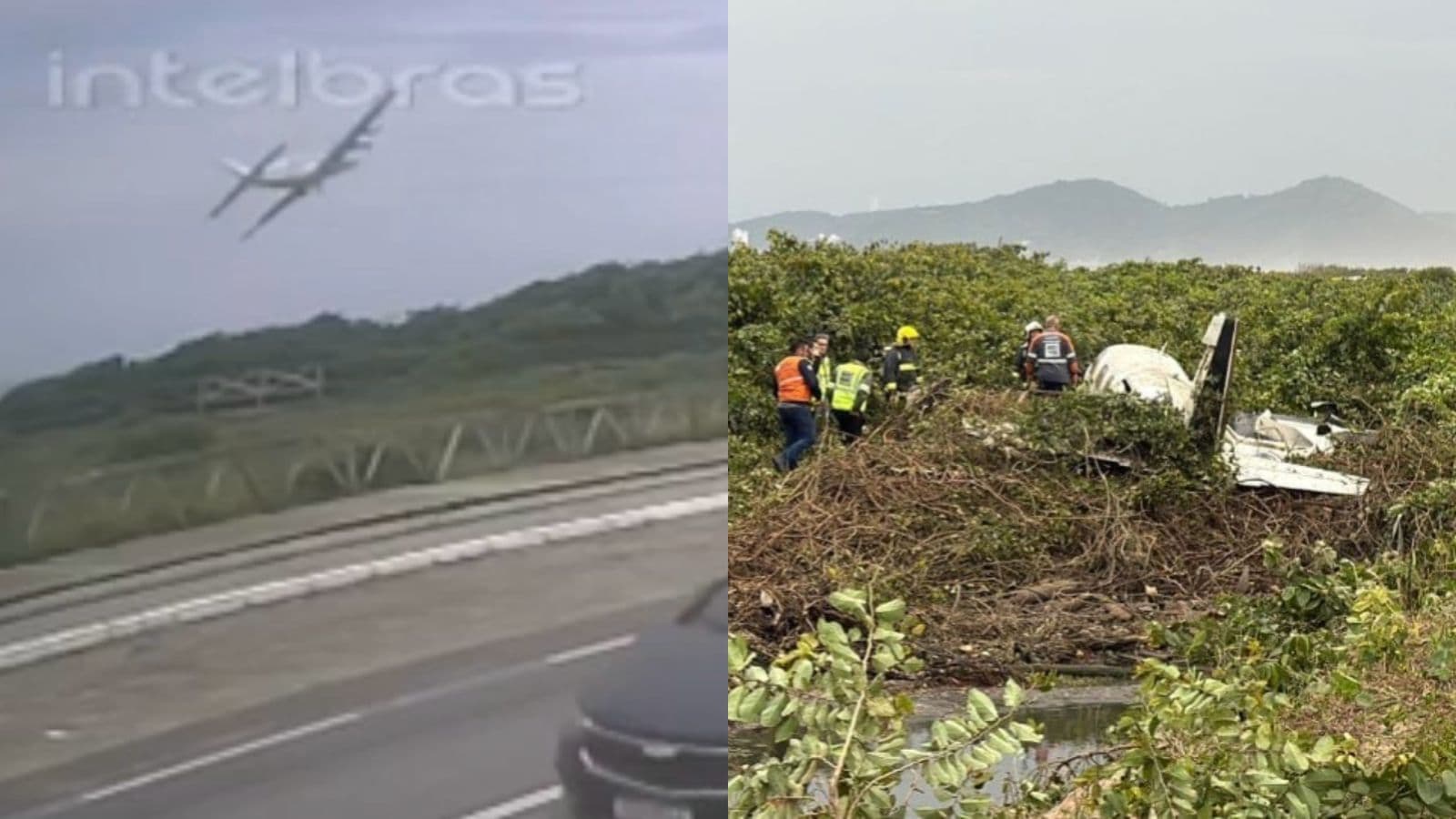 “Rodou, rodou e não faz o pouso”: vídeo mostra avião que saiu de Porto Belo caindo em Navegantes