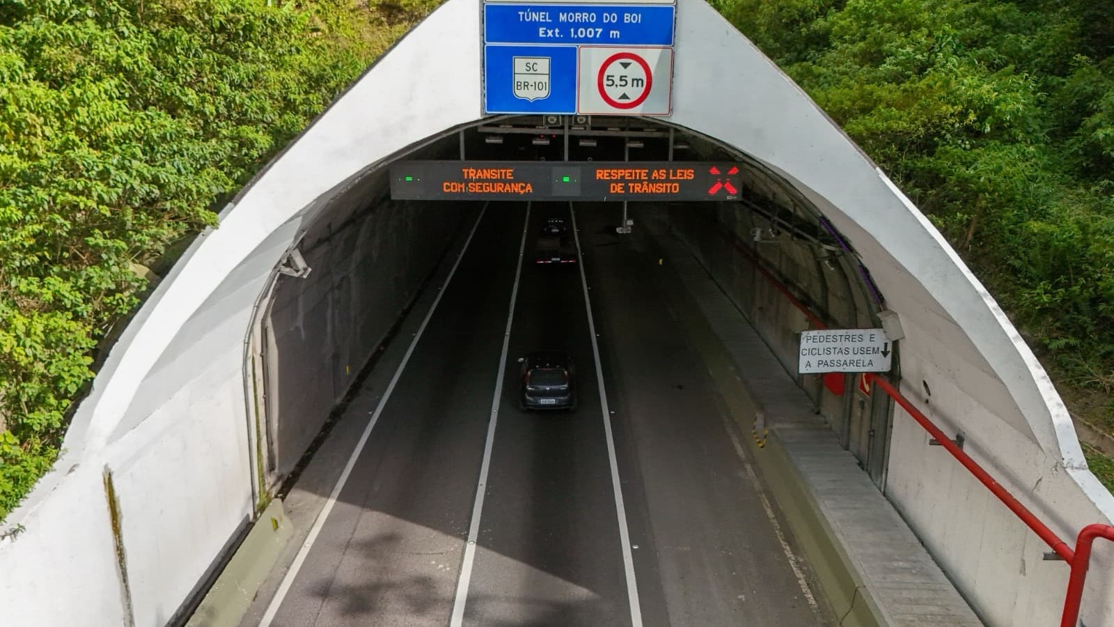 Atenção, motoristas: Túnel do Morro do Boi será totalmente fechado por mais de três horas