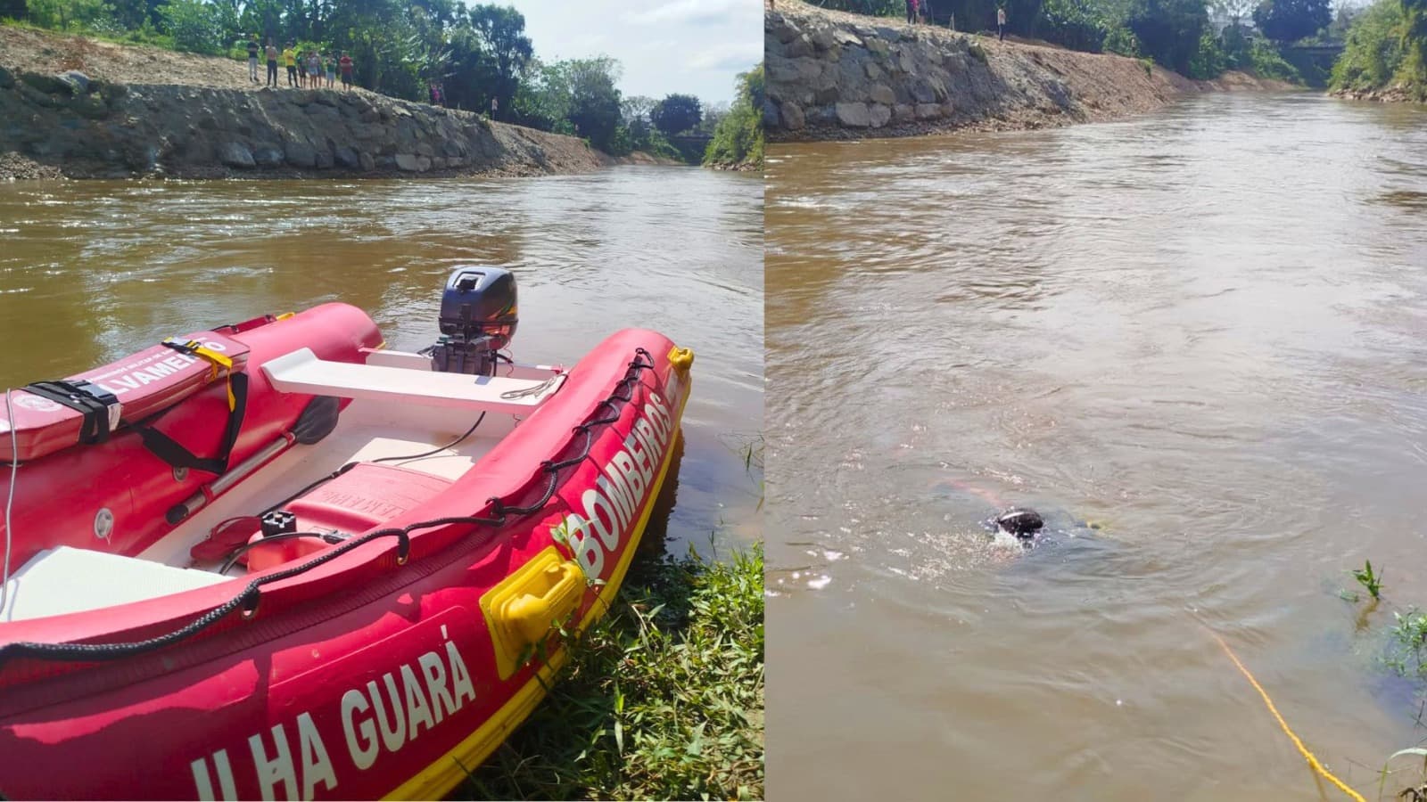 Criança de 6 anos é arrastada por correnteza na Grande Florianópolis; bombeiros fazem buscas na região