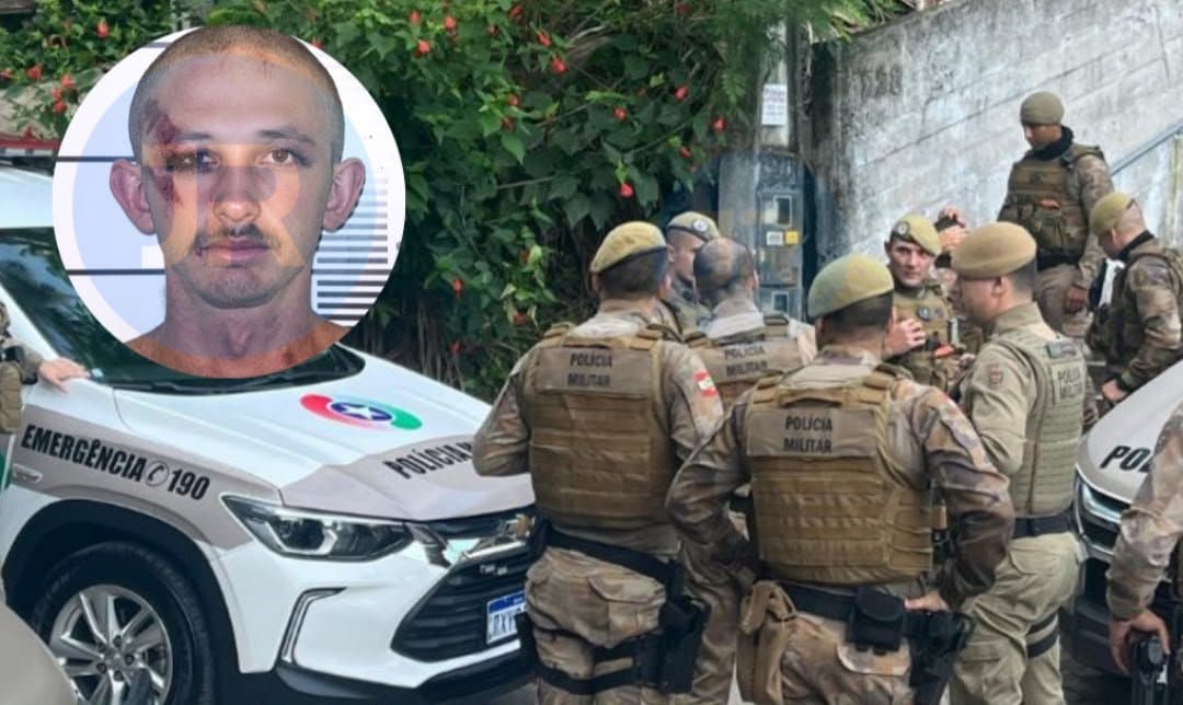 Adolescente denuncia tentativa de estupro, PMSC monta operação e neutraliza foragido em Blumenau