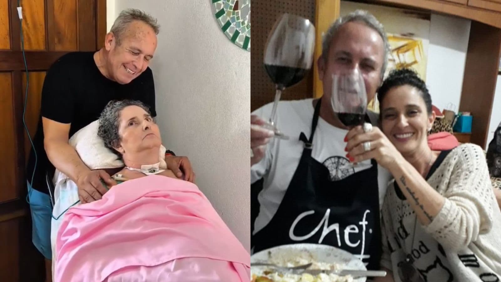 “Ela está aqui”: catarinense larga emprego para cuidar da esposa com a mesma doença de Lito Sousa