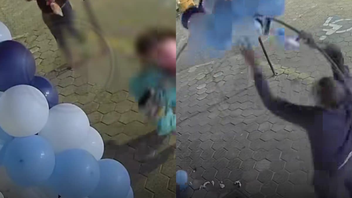 “Furaram todos nossos balões”: casal com criança destrói decoração de Dia dos Pais em Joinville
