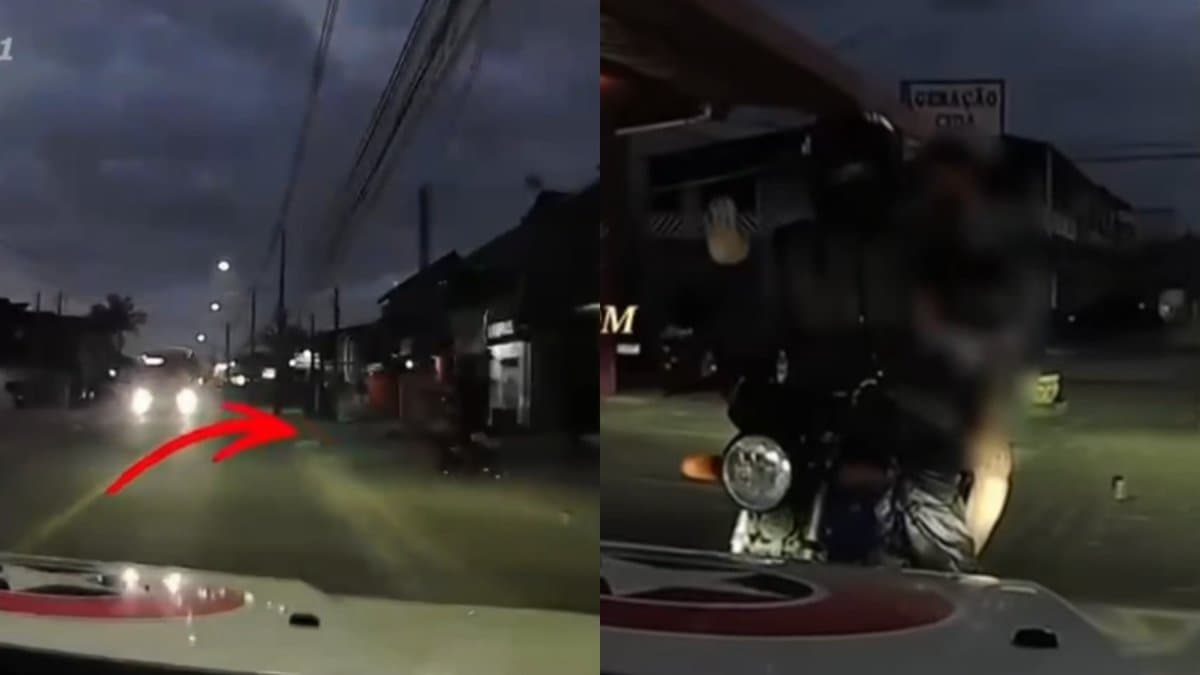 “Ele sentou e não queria sair”: Uber Moto é “salvo” pela PMSC em Joinville