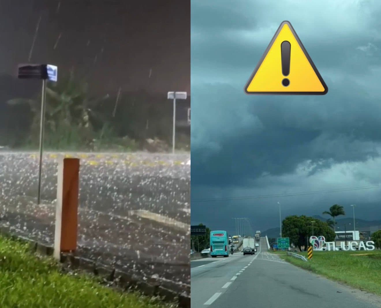 Granizo já castiga SC e Defesa Civil alerta para fim de semana de alto risco com tempestades severas