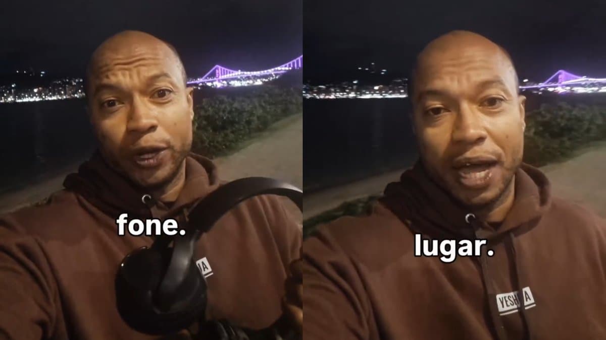 Fone esquecido por quase uma hora em banco de Florianópolis continua no mesmo lugar e vídeo viraliza
