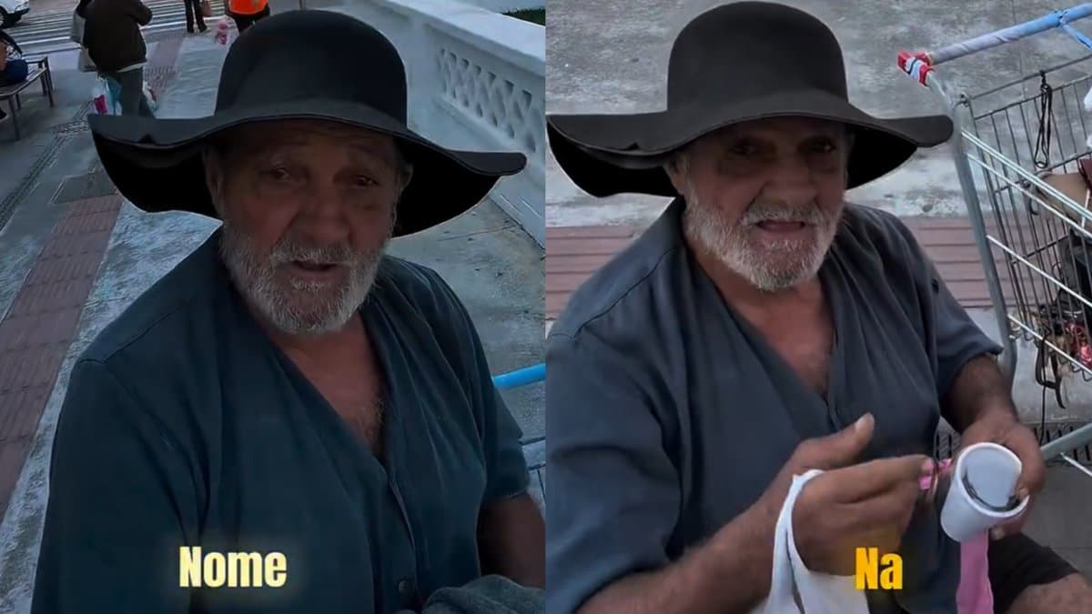 “Fui abençoar e acabei abençoado”: jovem oferece lanche a desconhecido e recebe lição de fé em praça de SC