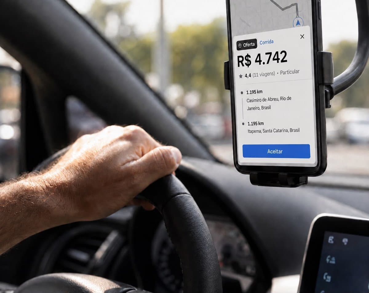 “Na próxima”: motorista faz corrida do RJ a Itapema e, ao chegar ao destino, passageira pede para pagar depois