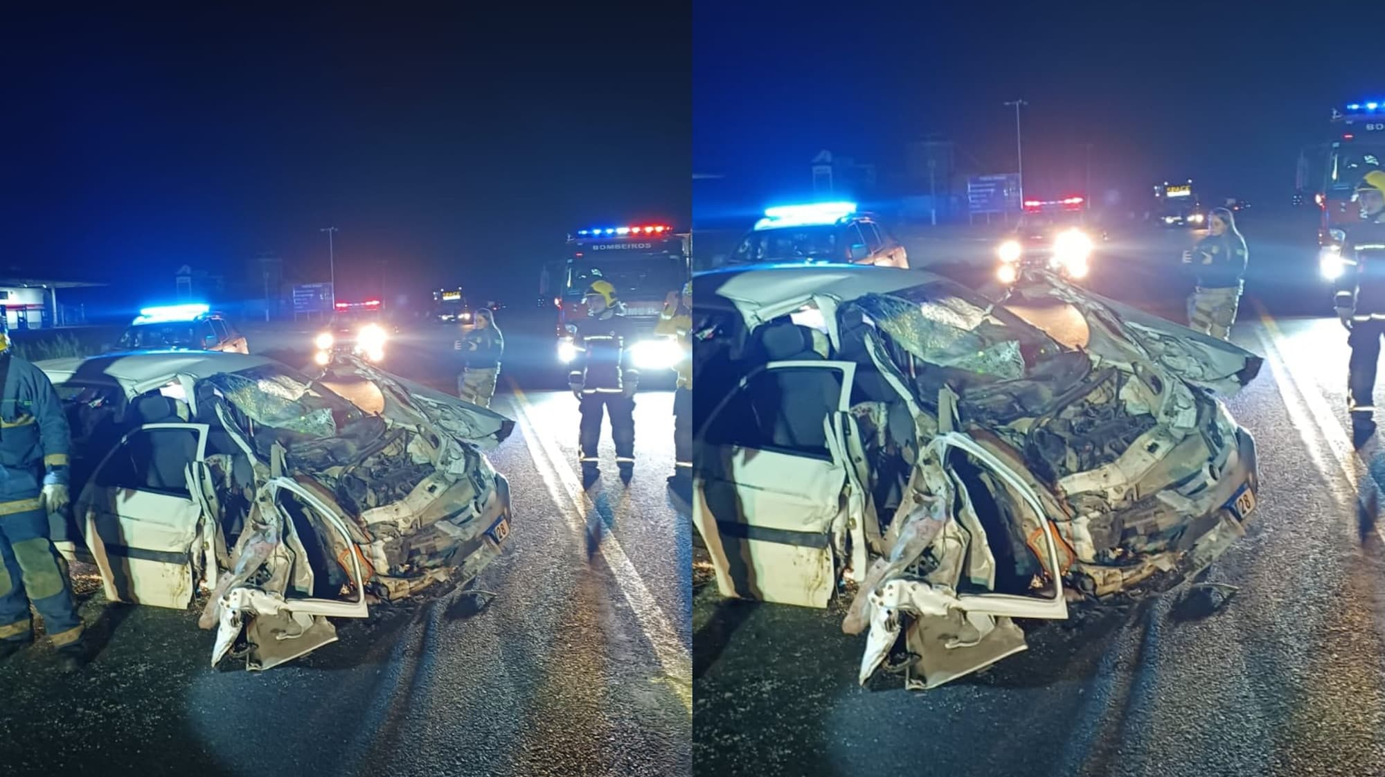 Bebê de quatro meses sofre suspeita de fratura no crânio em acidente na BR-470