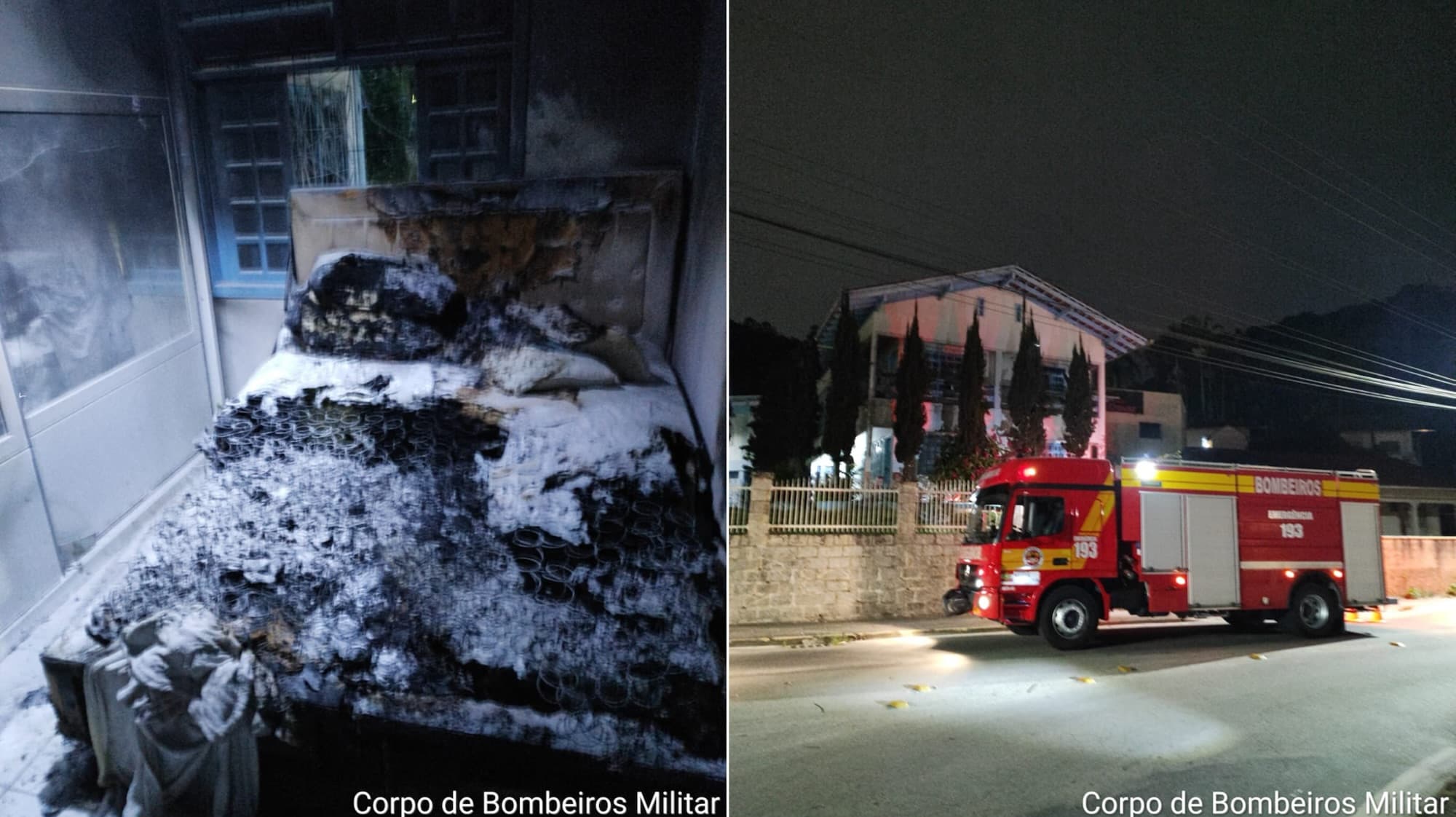 Mulher sofre queimaduras ao controlar incêndio dentro de casa em Gaspar