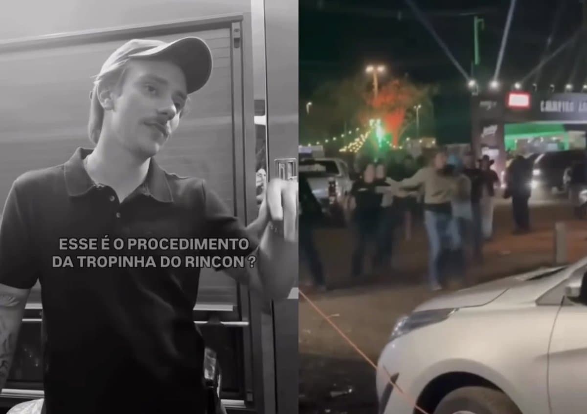 Trailer de empresário catarinense é destruído em Barretos pela “tropa de Rincon”, influencer de Araranguá