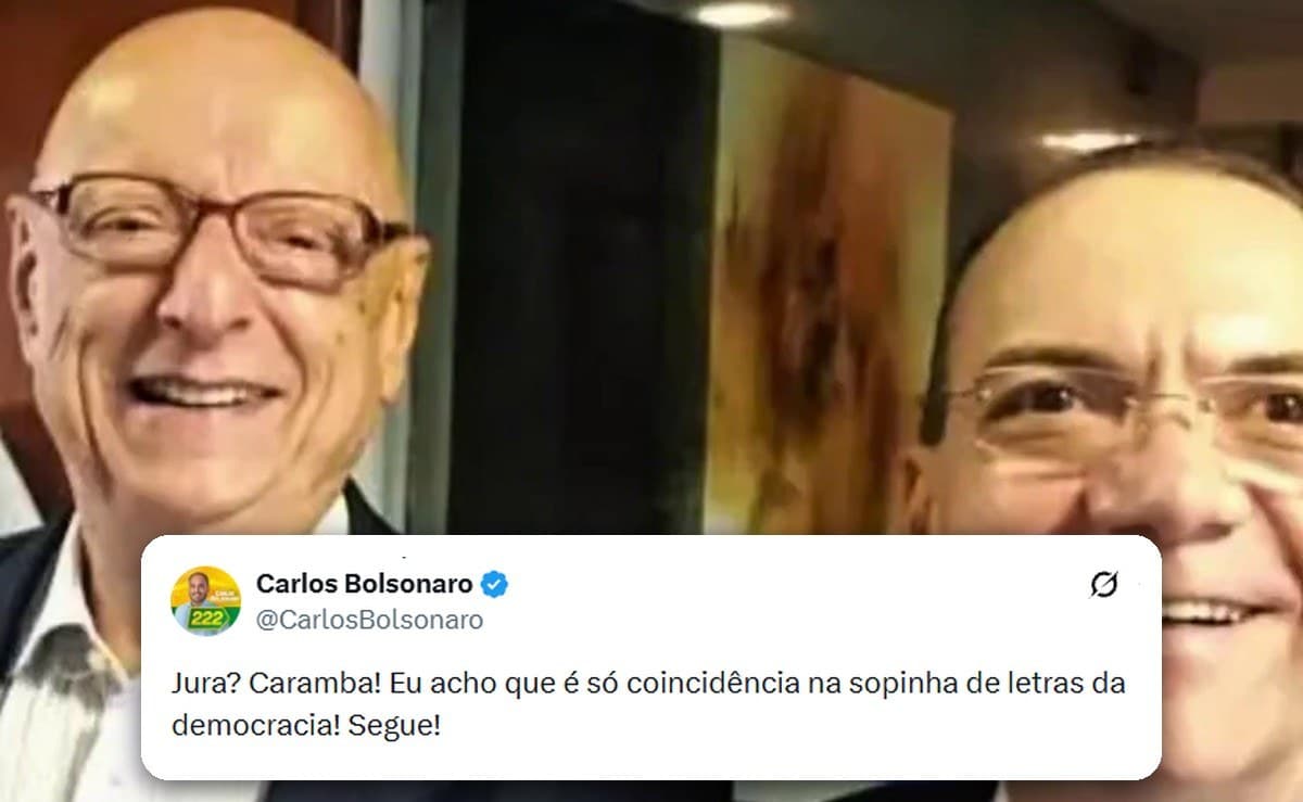 Carlos Bolsonaro sugere aliança da esquerda para eleger Décio e Amin em SC: "eu acho que é só coincidência"