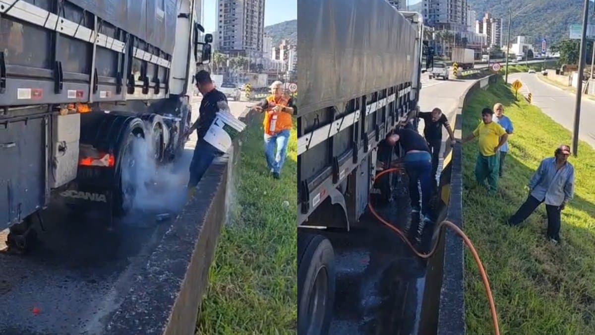 “Vale a pena mostrar”: carreta pegou fogo na BR-101 e foi salva por três “acasos” em Itapema