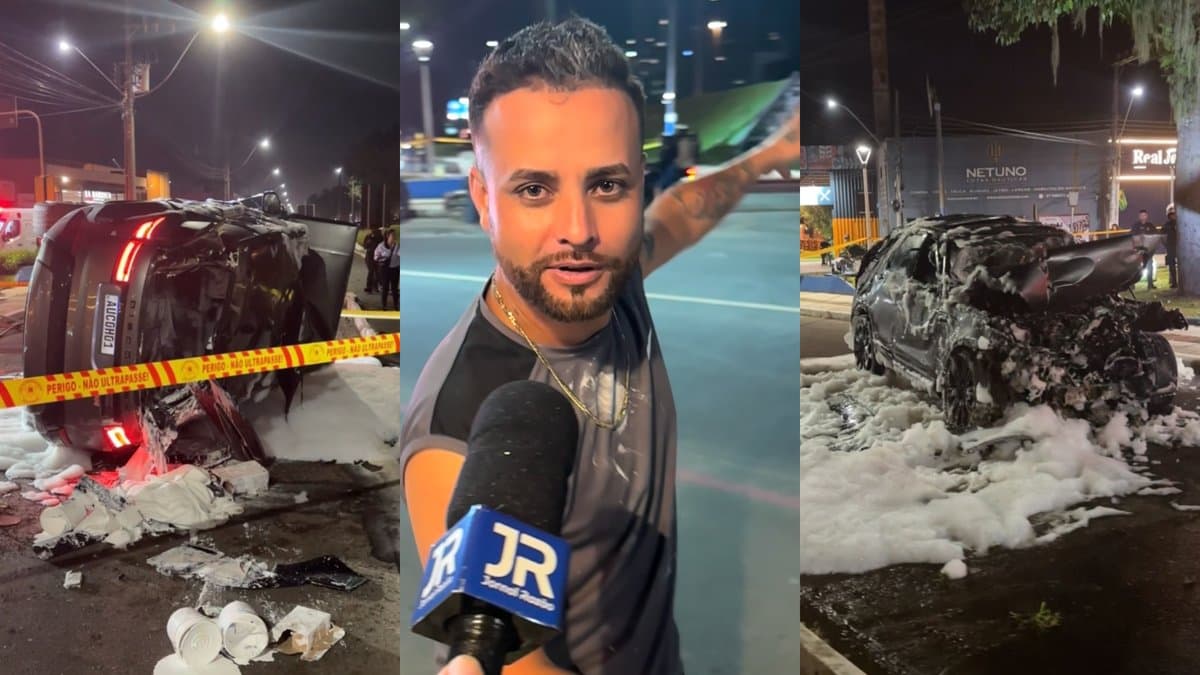 “Um carro voando”: morador se queima mas salva vida de motorista que despencou da BR-101 em BC