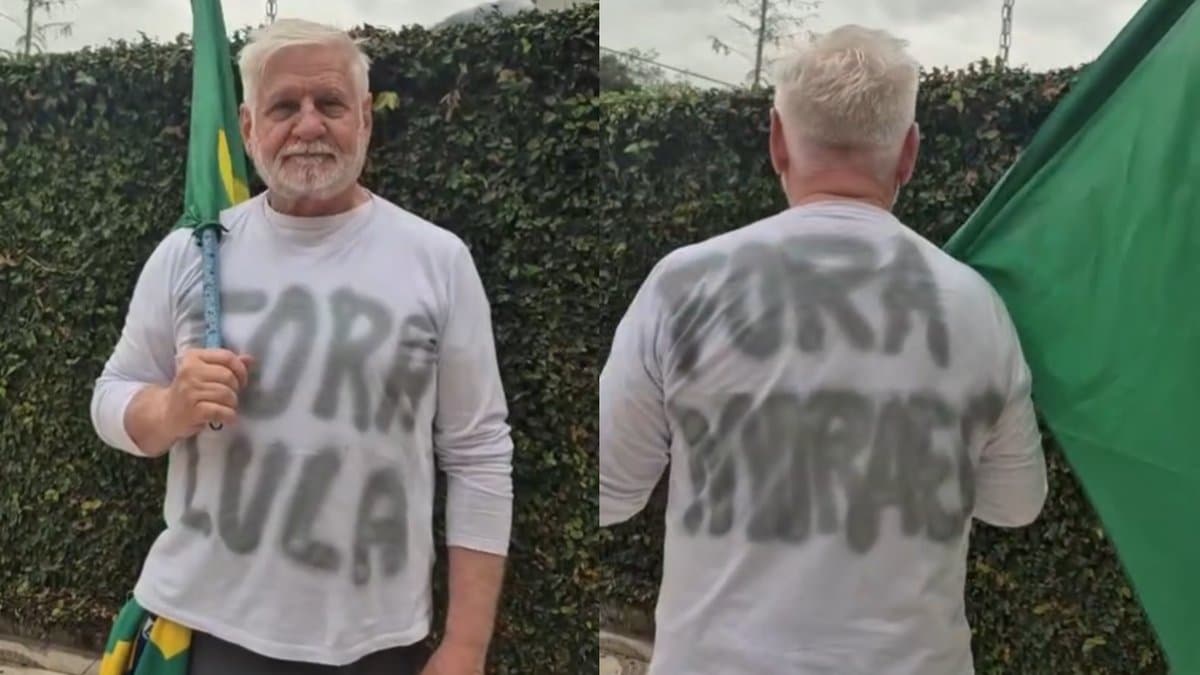 Casal sai de Jaraguá do Sul e vai caminhar 180 km até Florianópolis em protesto contra Lula e Moraes