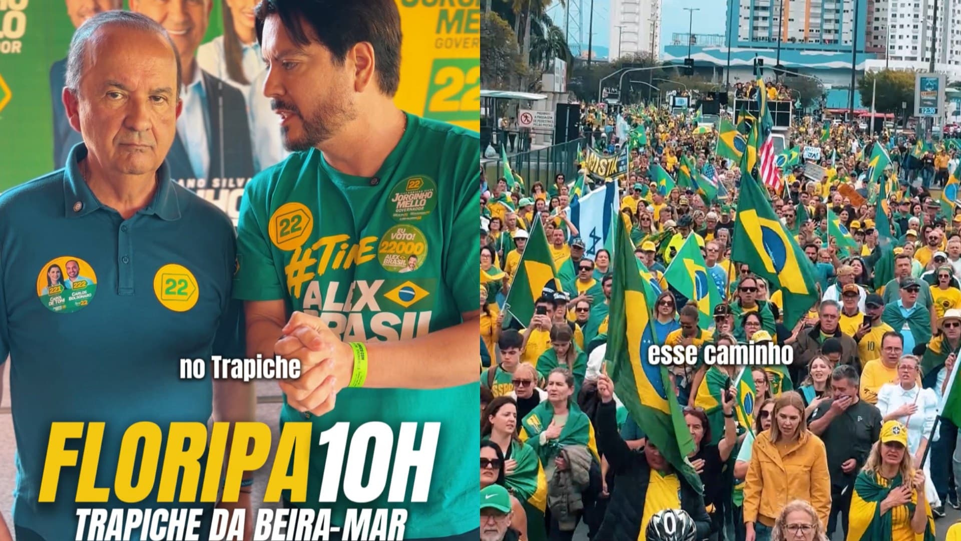 Direita catarinense organiza ato no 7 de Setembro em Florianópolis com presença de Jorginho Mello