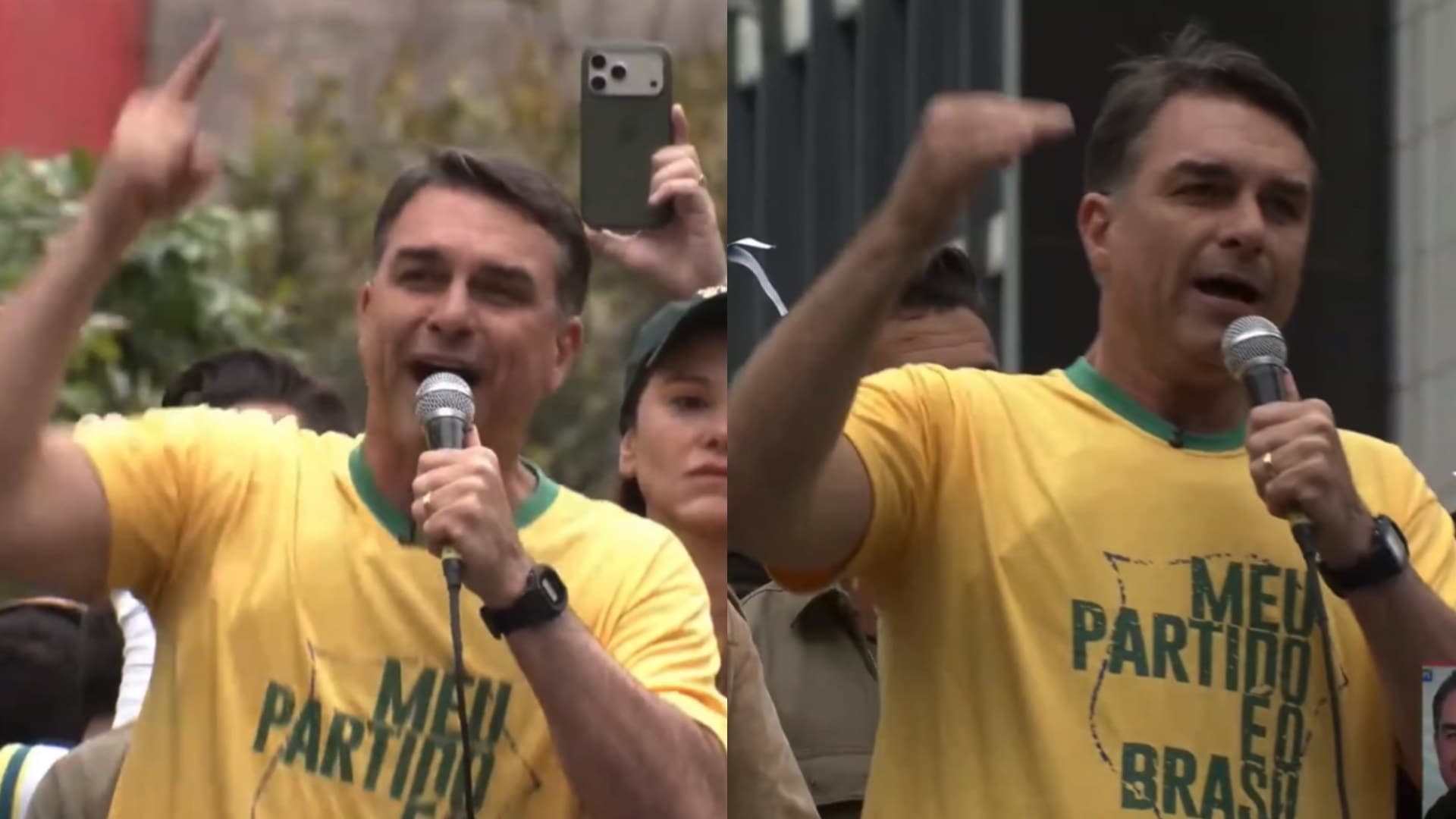 “Quem vota em Lula está votando em Alexandre de Moraes”, diz Flávio ao pedir a queda do ministro do STF