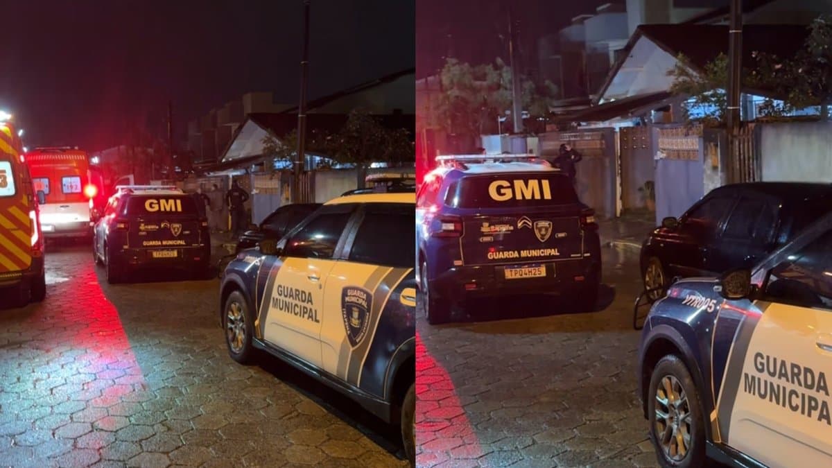 URGENTE: Homem com ao menos duas armas enfrenta equipe da ROMU e é neutralizado em Itapema