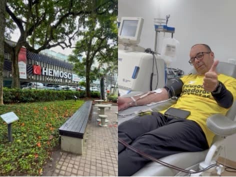 Maior doador de sangue de Santa Catarina, Luís Soares chega à doação de número 266