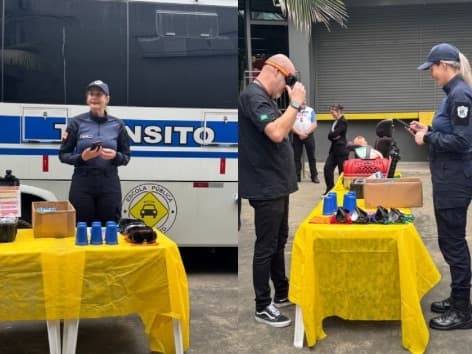 Semana Nacional de Trânsito em Blumenau leva aula de direção defensiva para dentro das empresas