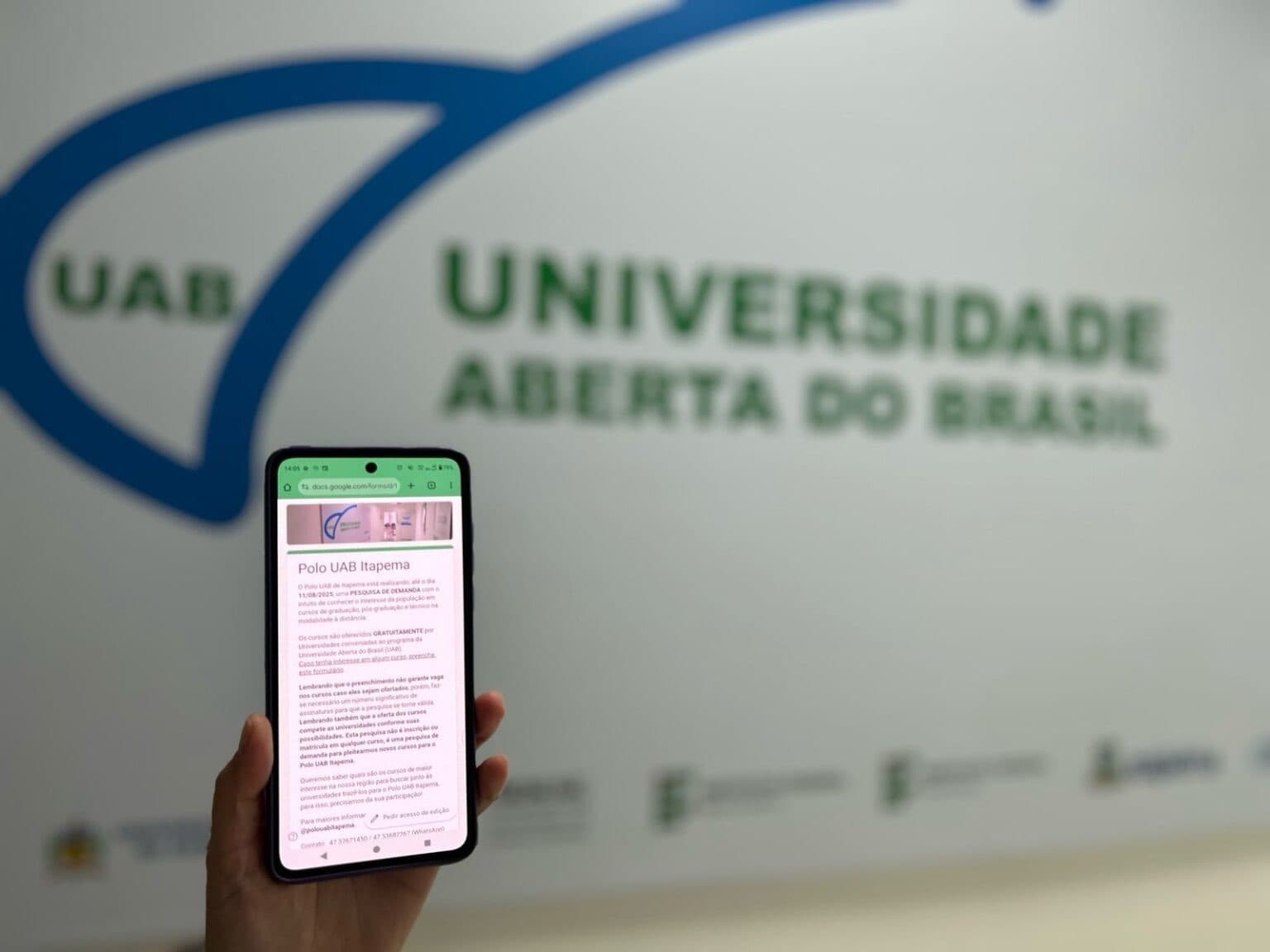 IFSC abre 30 vagas para graduação gratuita em Gestão Pública em Itapema