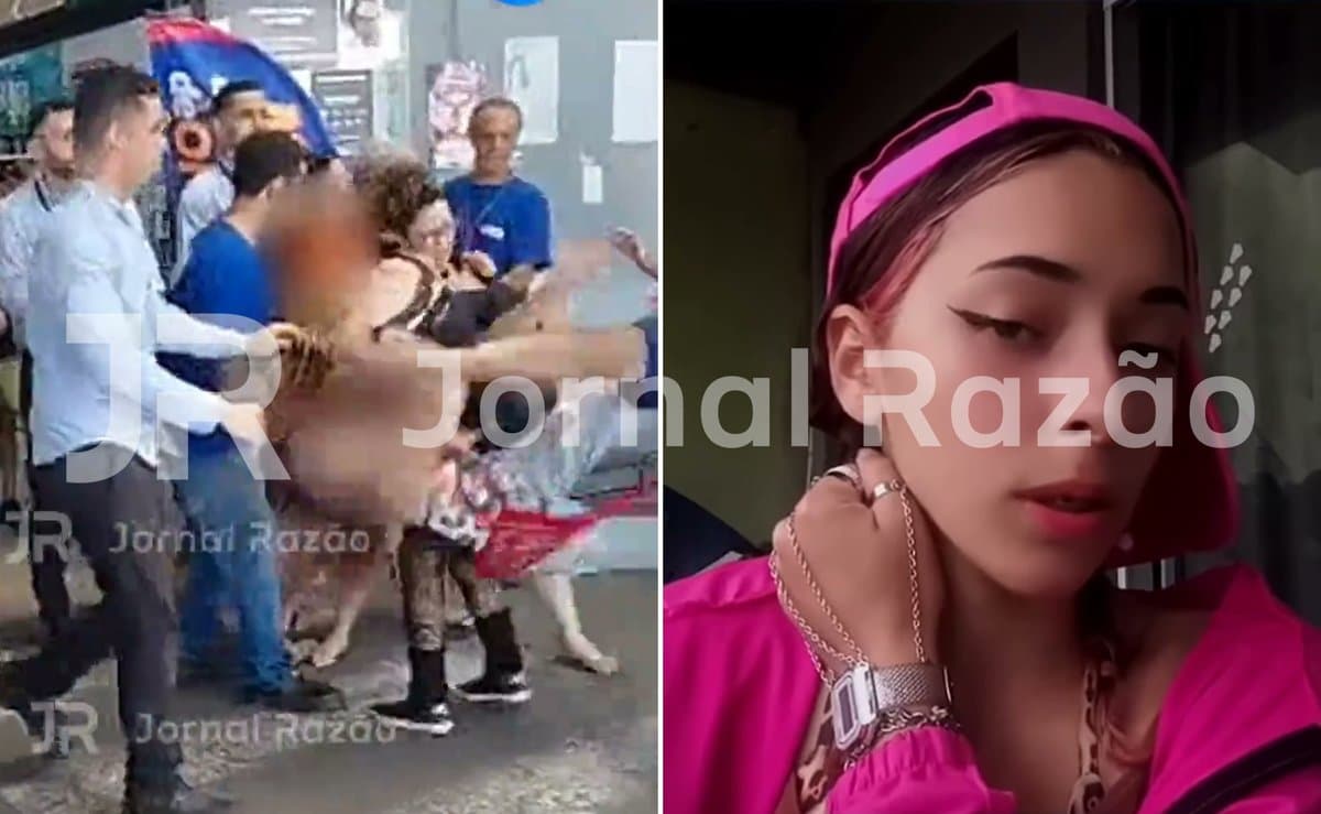 Jovem que levou voadora em mercado de Florianópolis diz que homem começou a agressão com soco no pescoço